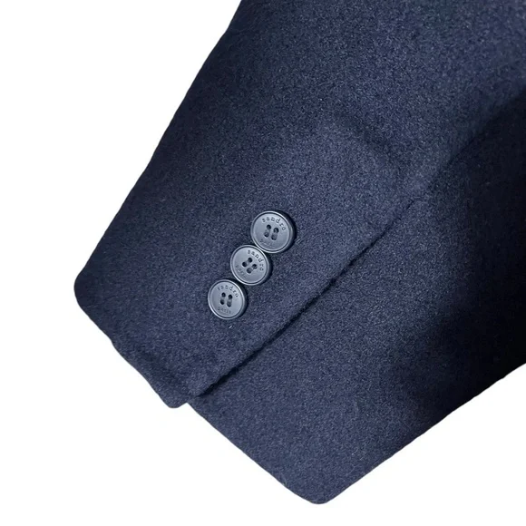 SANDRO PARIS Navie Double-Faced Chest Patch Wool Blazer - Picture 8 of 13